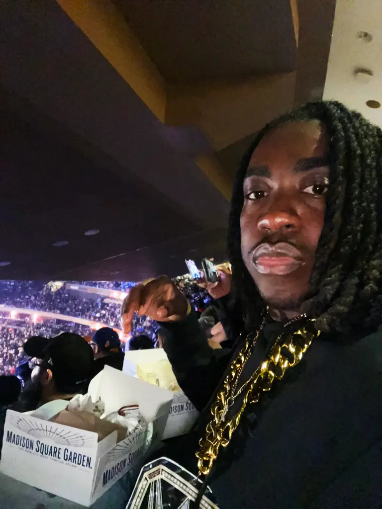 Deron Campbell at John Cena Final WWE Monday Night Raw at Madison Square Gardens