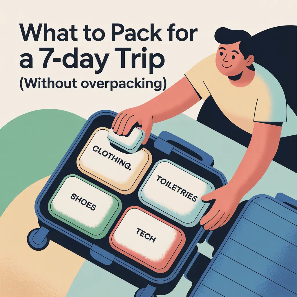 What to Pack for a 7-Day Trip (Without Overpacking)